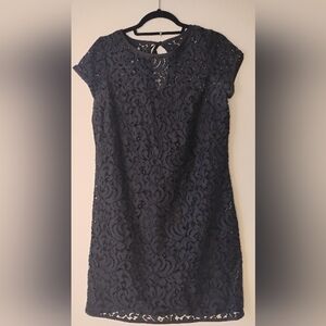 Elegant Black Lace Dress